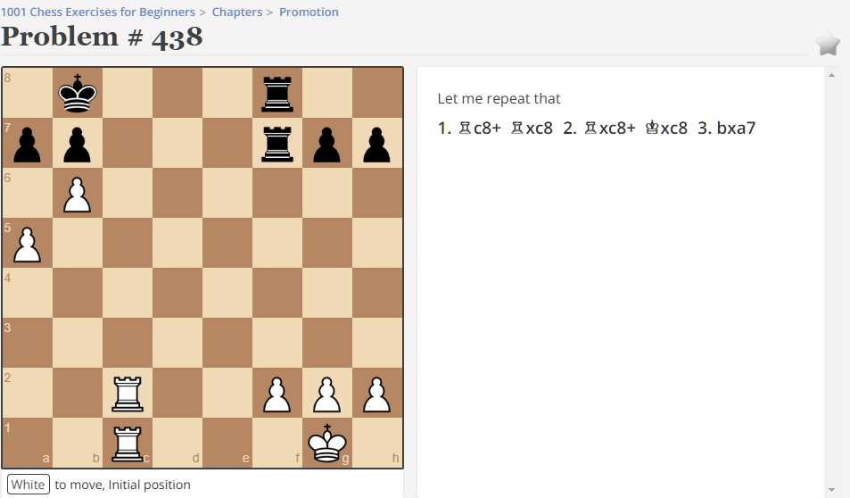 Pawn Promotion Tactic